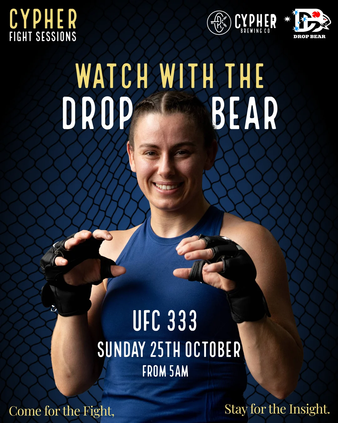 UFC 333 at Cypher — Sunday 25 October, Doors 5:00am